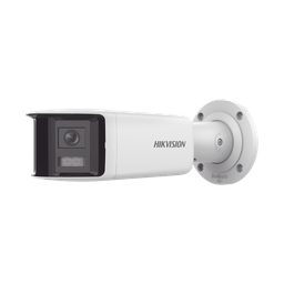 [DS-2CD2T47G2P-LSU/SL(C)] [FlexVu] [PROTECCIÓN ACTIVA] Bala IP Panorámica 4 Megapixel / 2 Lentes 2.8 mm (180°) / Imagen a Color 24/7 (ColorVu) / PoE / WDR 130° / IP67 / ACUSENSE / Luz Estroboscópica y Alarma Audible / 40 mts Luz Blanca / Micro SD | DS-2CD2T47G2P-LSU/SL(C)