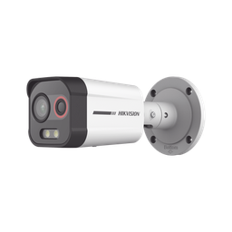 [DS-2TD2608-2/QA] Cámara Bala IP Térmica y Óptica Biespectral / Análisis de Video (VCA) para Protección Perimetral / Clasifica Vehículo/Humano / Térmica 96 x 72 / Óptica 4 MP ColorVu / IP67 / Audio y Alarma Visual | DS-2TD2608-2/QA