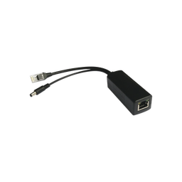 [TTPL100] Cable divisor PoE pasivo de 48-55 Vcc @ 12 Vcc, 2 A. Aplicaciones como adaptar micrófonos en cámaras IP | TTPL100