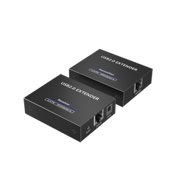 [TT150USB] Kit EXTENSOR USB 2.0 de 4 Puertos para Distancias de Hasta  150 m | Soporta USB 2.0, USB 1.1 y USB 1.0 | UTP Cat 5e/6/6a/7 | Soporta Switch Gigabit | Ideal para Cámaras WEB, Impresoras, Escáner, Memorias, Mouse, etc. | TT150USB