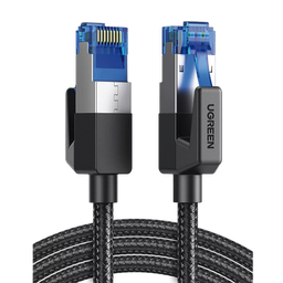 [80433] Cable Ethernet Cat8 Class F/FTP Redondo con Malla de Nylon 5 Metros (16.40 Pies) | 80433