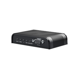 [TT7505] Convertidor de S-VIDEO, BNC (CVBS), VGA a VGA /  Resolución 1080P @60Hz / Soporta ajuste de Brillo, contraste, saturación de color / Alimentacion incluida. | TT7505