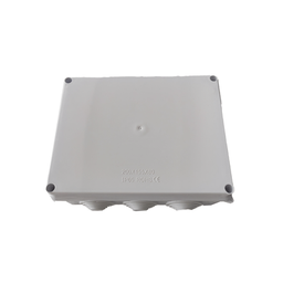 [LP-WBX-200] Caja de Conexiones Impermeable IP65, 10 Entradas, Dimensiones 200 x 155 x 80 mm, para Instalaciones Industriales, Comerciales y Residenciales, Incluye Tornillería para su Instalación | LP-WBX-200