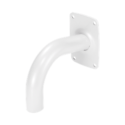 [SBP-300WMW] Montaje de pared color blanco tipo cuello de ganzo para camaras tipo domo, Multisensor y PTZ Hanwha. | SBP-300WMW