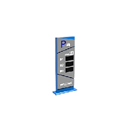[DS-TVB200(3MODULE)] Pantalla Principal de Guía de Estacionamiento / 3 Módulos / Mensaje de Bienvenida / Uso con Aplicación de Guía de Estacionamiento | DS-TVB200(3MODULE)