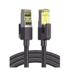 [80421] Cable Ethernet Cat7 CLASS F/FTP Redondo con Malla de Nylon 1 Metro (3.28 Pies) | 80421