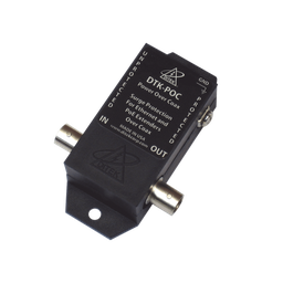 [DTKPOC] Protector Coaxial PoE / BNC Hembra / 75 Ohms / Ethernet 10/100 / Cámaras IP y Extensores | DTKPOC