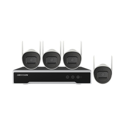 [NK42W0H-1T(E)] Kit IP Inalámbrico 1080p / NVR 4 Canales / 4 Cámaras Bala para Exterior / 1 HDD de 1 TB / Modo Repetidor | NK42W0H-1T(E)