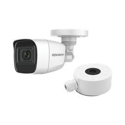 [B8TURBOG2P/A/XPS] KIT DE CÁMARA + MONTAJE / Cámara Bala TURBOHD 2 Megapixel (1080p) / Gran Angular 106° / Lente 2.8 mm / 25 mts IR EXIR / Exterior IP66 / 4 Tecnologías / dWDR | B8TURBOG2P/A/XPS