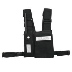 [CPP-SLG] Pechera Universal Sin Logo con Soporte para Radio y Bolígrafo más Bolsa con Cinta Adherente para su Seguridad. | CPP-SLG