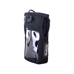 [3112-BC] Funda reforzada de Nylon, clip metálico en cinto, correa de broche y visor frontal / IC-F1000T/09 o IC-F2000T/09. | 3112-BC