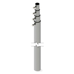 [SLM-12] Mástil Telescópico de 12 m. (Requiere accesorios de Instalación) | SLM-12