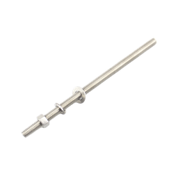[CH95] Kit de 10 Varillas Roscadas de 3/8 x 9.5 in, con Arandelas Planas, Arandelas de Seguridad y Tuercas. | CH95