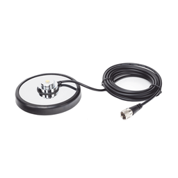 [1240] Montaje magnetico para antenas de 3/4" (Nmo), 5 m de cable RG-58A/U, conector UHF (PL-259) macho, diámetro de 5" | 1240