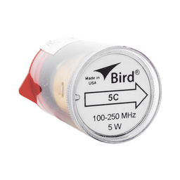 [5C] Elemento de 5 Watt en linea 7/8" para Wattmetro BIRD 43 en Rango de Frecuencia de 100 a 250 MHz. | 5C