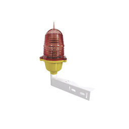 [EI-LBIBHLU] Estrobo Led de Obstrucción Color Rojo (110 Vca de Entrada) / Luz fija / Incluye Herraje para montarlo | EI-LBIBHLU