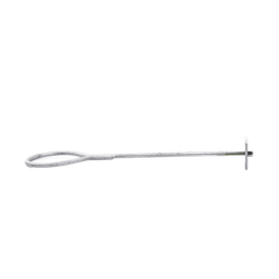 [SAP-01G] Ancla de Losa o Pared de 63-65 cm. de 13 cm diámetro de argolla Galvanizado por Inmersión. | SAP-01G