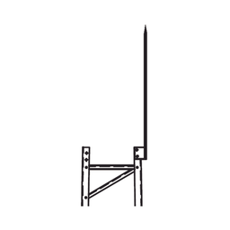 [TRY-TLR] Punta Pararrayo Maciza para Estructura de Torre TITAN. | TRY-TLR