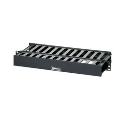 [WMPSE] Organizador de Cables Horizontal PatchLink, Doble (Frontal y Posterior), Para Rack de 19in, 1UR | WMPSE