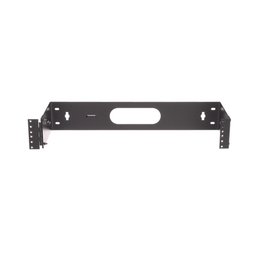 [WBH2] Rack Abierto de Instalación en Pared con Bisagras, Profundidad de 159 mm, 19 in de Ancho, 2 UR, Color Negro | WBH2