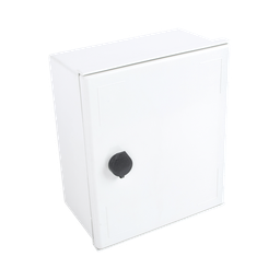 [PST-2530-14P] Gabinete de Poliéster IP65 Uso en Intemperie (250 x 300 x 140 mm) con Placa Trasera Interior de Plástico (Incluye Chapa y Llave). | PST-2530-14P