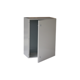 [PST-6080-30A] Gabinete de Acero IP66 Uso en Intemperie (600 x 800 x 300 mm) con Placa Trasera Interior Metálica y Compuerta Inferior Atornillable (Incluye Chapa y Llave T). | PST-6080-30A