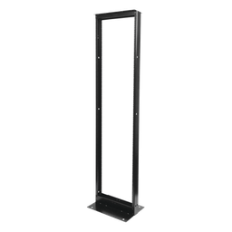 [RS1-07-S] Rack de Dos Postes Estándar de 19", Numerado, Fabricado en Acero y 45 Unidades de Rack, Color Negro | RS1-07-S