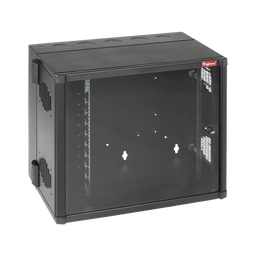 [EWMW482825] Gabinete AccessPlus de Montaje 26 UR en Pared de 19in, Rieles Numerados y Roscados #10-32, Puerta con Ventana de Seguridad, 700 mm de Ancho, 637 mm de Profundidad, Color Negro | EWMW482825