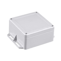 [TXG-01-52] Gabinete Plástico Gris para Exterior (IP65) de 120 x 120 x 60 mm Cierre por Tornillos. | TXG-01-52