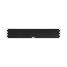 [DPFP2] Tapa Ciega Para Rack Estándar de 19in, Plano, de Acero, 2UR, Color Negro | DPFP2