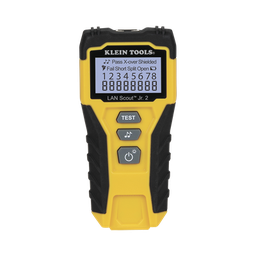 [VDV526200] Tester  de Cable LAN Scout™ Jr. 2/ Para: Prueba aprobada/ Error de Cableado/ Falla de Circuito Abierto o Cortocircuito/ Par Dividido/ Blindaje. | VDV526200