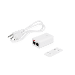 [POE-24-7W-G-WH] Adaptador PoE Ubiquiti Gigabit de 24 VDC, 0.3 A | POE-24-7W-G-WH