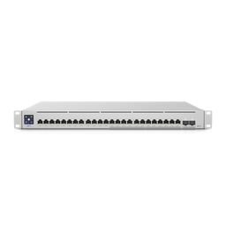 [USW-ENTERPRISE-24-POE] UniFi Switch Empresarial Capa 3 de 24 puertos PoE 802.3af/at (12 puertos 2.5G y 12 puertos 1G) + 2 puertos 1/10G SFP+, 400W, pantalla informativa | USW-ENTERPRISE-24-POE
