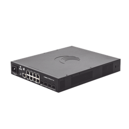 [MX-TX1012GXPA-00] Switch cnMatrix TX1012-AC-P PoE Ideal para WISP  / 8 Puertos Gigabit PoE + 4 SFP+ / PoE Budget 200W /Capa 2 y Capa 3 / Gestión Gratuita Desde la Nube | MX-TX1012GXPA-00