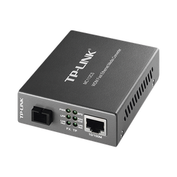 [MC112CS] Convertidor Fibra Óptica WDM Monomodo / 1 puerto RJ45 10/100 Mbps / 1 puerto SC/UPC 100 Mbps /  Hasta 20 Km / Para su Funcionamiento Requiere el Modelo MC111CS / Plug and Play | MC112CS