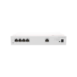[S380-L4P1T] Router Multi-Servicio / 1 puerto 10/100/1000 Mbps(WAN) / 4 puertos 10/100/1000 Mbps(LAN) PoE+ (802.3af/at) / 50W / Rendimiento 1 Gbps / Controla hasta 32 APs / Hasta 150 Clientes / Administración Nube Gratis | S380-L4P1T