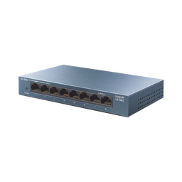 [LS108G] Switch de escritorio Gigabit de 8 puertos 10/100/1000Mbps, carcasa metálica | LS108G