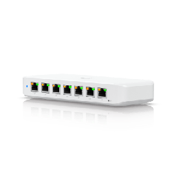 [USW-ULTRA-210W] USW Ultra 210W Switch de 8 Puertos GbE (7 Puertos PoE+ y 1 Puerto Entrada PoE++) con Opciones de Montaje Versátiles | USW-ULTRA-210W