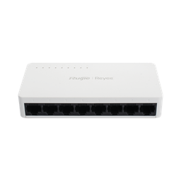 [RG-ES08F] Switch no administrable, Visible en la Topología de la Nube, con 8 puertos 10/100 Mbps | RG-ES08F