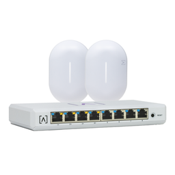 [ALTA-S8-KIT] Kit de lanzamiento Alta Labs: Incluye 1 Switch PoE S8-POE / 2 Puntos de Acceso WiFi 6 AP6-PRO / Bloqueo de Contenido / Administración en la Nube/App Gratuita / Compatible con la plataforma Purple | ALTA-S8-KIT