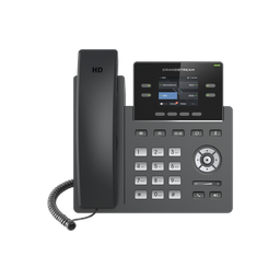 [GRP-2612] Teléfono IP Grado Operador, 4 líneas SIP con 2 cuentas, pantalla a color 2.4", codec Opus, IPV4/IPV6 con gestión en la nube GDMS | GRP-2612