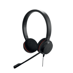 [EVOLVE-20-DUO-MS] Jabra Evolve 20 Duo con conexión USB, micrófono con cancelación de ruido de última generación, configuración Plug and Play, Certificación Microsoft Teams (4999-823-109) | EVOLVE-20-DUO-MS