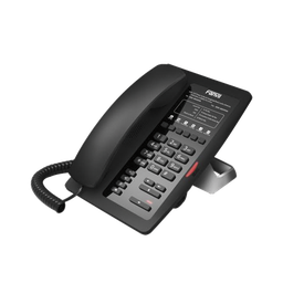 [H3F] Teléfono IP para Hotelería, profesional con 6 teclas programables para servicio rápido (Hotline), plantilla personalizable con PoE | H3F