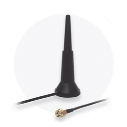 [PR1KRD30] Antena WiFi Doble Banda SMA, 3 dBi, Magnetica, cable 1.5M | PR1KRD30