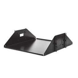 [SH-D19-01] Charola Doble Para Soportar Equipo en Racks de 432 mm de Profundidad, de 19in, 3UR, Color Negro | SH-D19-01