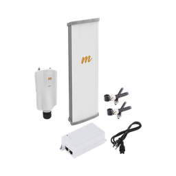 [A5XN45KIT] Kit de radio A5x con antena N545X4, 4.9 a 6.4 GHz, 700 Mbps, hasta 64 usuarios concurrentes,  Monitoreo a travez de la nube, incluye jumper, PoE24V, cable de alimentación y montaje | A5XN45KIT