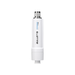 [B-DB-AC] Radio Doble Banda Bullet airMAX AC hasta 160 Mbps en 2.4 GHz (2412-2472 MHz) o 300 Mbps en 5 GHz (5150-5875 MHz) | B-DB-AC