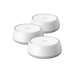 [DECO-BE25-3PACK] KIT 3 Routers Inalámbrico MESH Interior para Hogar / Doble Banda Wi-Fi 7 BE3600 Mbps / 2 Puerto 2.5 Gigabit WAN/LAN / 4 Antenas Internas / Operación Multi-Link MLO / Administración Mediante la App Deco (iOS, Android) / HomeShield | DECO-BE25-3PACK