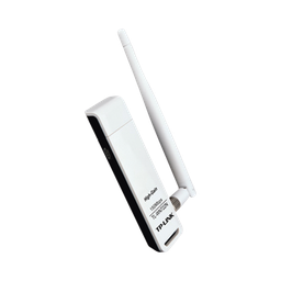 [TL-WN722N] Adaptador USB inalámbrico de alta ganancia N 150 Mbps 2.4 GHz con 1 antena desmontable de 4dBi | TL-WN722N