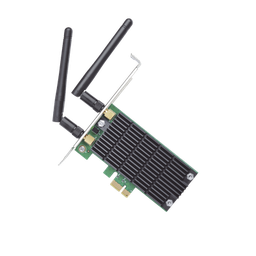 [ARCHERT4E] Adaptador  PCI inalámbrico doble banda AC 1200 Mbps / Antena de alta ganancia / Tecnología MU-MUMO 2X2 / Soporte de perfil bajo y Altura completa | ARCHERT4E